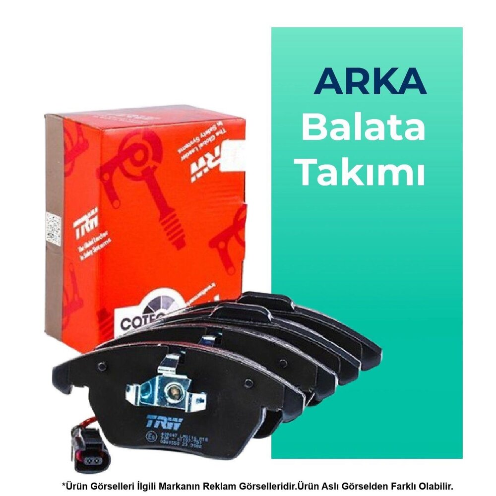 Arka Fren Balata Takımı (Demo) (temsili görsel 3)